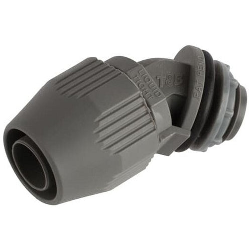 Steel City LT540 3/8" Liquidtite Non-Metallic Fitting 45 Deg