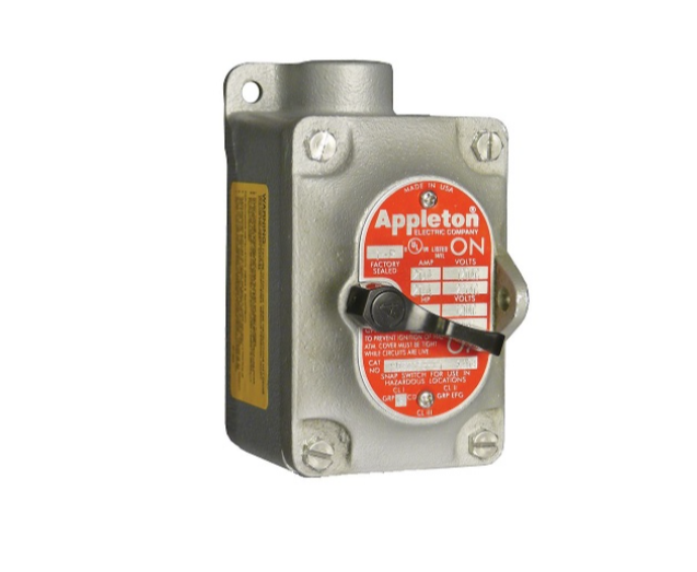 Appleton EDSKL3PBA 3-Hole Pushbutton and Pilot Light Cover