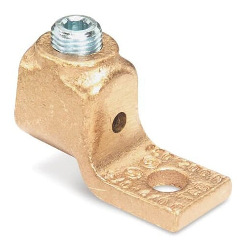 T&B 31005AL Locktite Copper 1-Hole Flag Type Lug 8-4