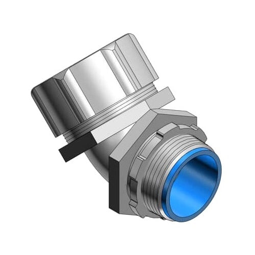 T&B 5344 1" Insulated 45 Degree Liquidtight Connector