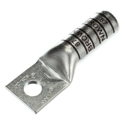T&B 54919BE Copper Tin Plated 1-Hole Lug Long Barrel 500 5/8B Brown