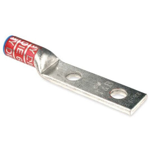 T&B 60256 250Mcm Red 2-Hole Aluminum/Copper Lug