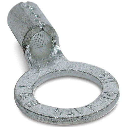 T&B D73 Non-Insulated Brazed Seam Ring Terminal No8 Awg 3/8" Bolt