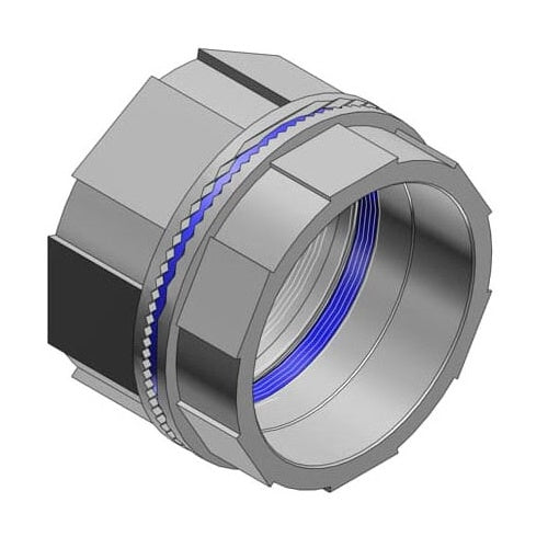 T&B H100BHDA 1" Aluminum Bulkhead Fitting