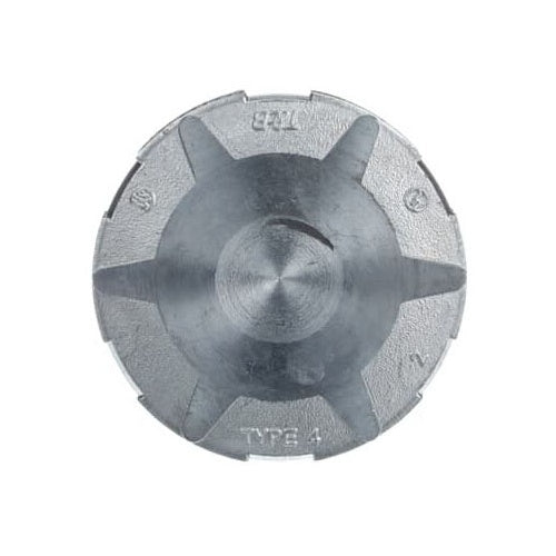 T&B H200CAP 2" Zinc Bullet Hub Capoff