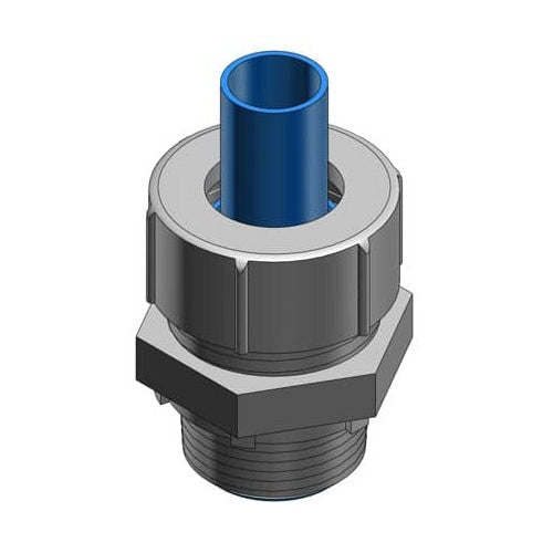 T&B LT50M 1/2" Straight Liquidtight Bullet Connector Steel W/Nylon