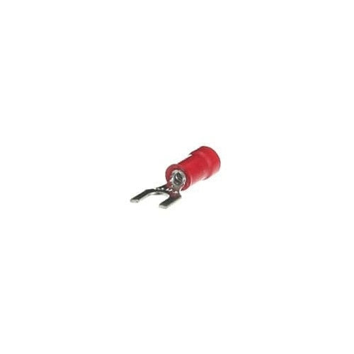 T&B RA1147 Insulated Vinyl Fork Terminal 22-16 No8 Red
