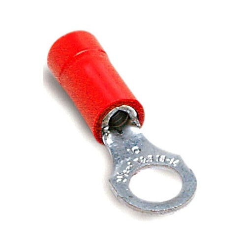 T&B RA717 Insulated Vinyl Ring Terminal 22-16 1/4" Red