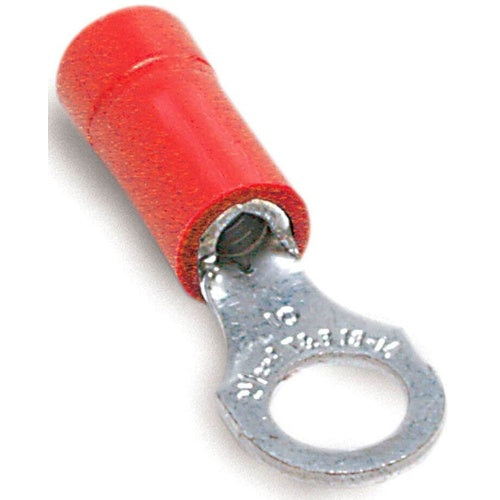 T&B RA77 Insulated Vinyl Ring Terminal 22-16 Bolt No4 Red