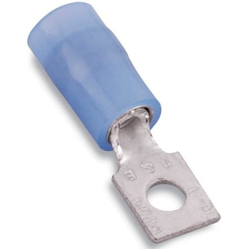 T&B RB484 Insulated Nylon Rectangular Ring Terminal 16-14 No6 Blue