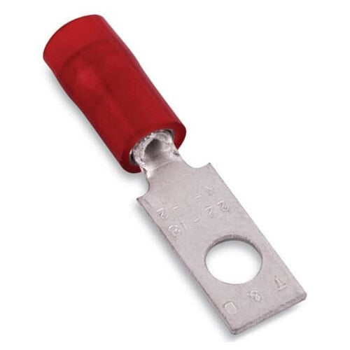 T&B RB486 Insulated Nylon Rectangular Ring Terminal 16-14 No4 Blue