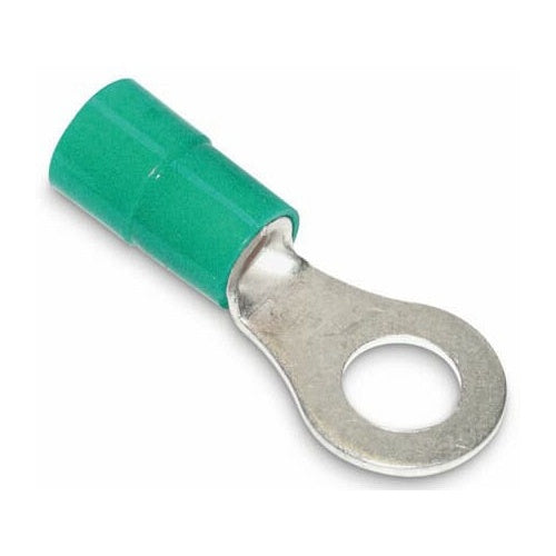 T&B RBC14-14 Insulated Nylon Ring Terminal 16-14 Heavy Duty 1/4 Green