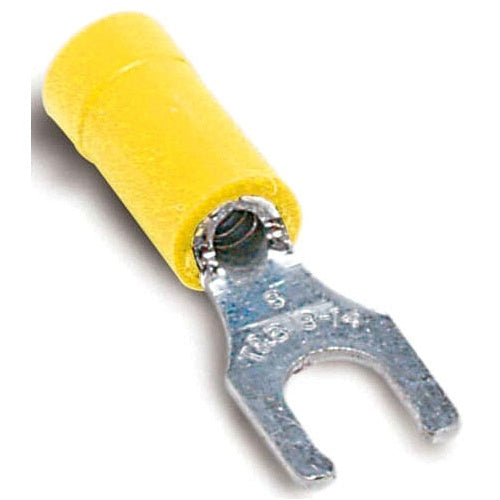 T&B RC2217 Insulated Vinyl Locking Fork Terminal 12-10 Awg No8