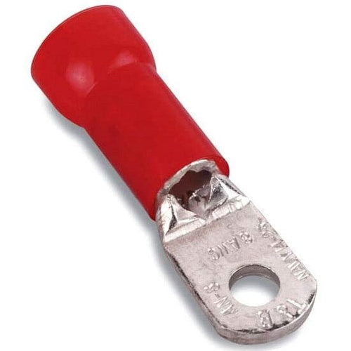 T&B RG727 Insulated Nylon Ring Terminal 2 Bolt 5/16" Red