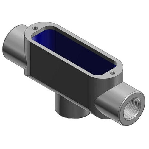 T&B TB38 1" Conduit Body Gray Iron Tb Form-8