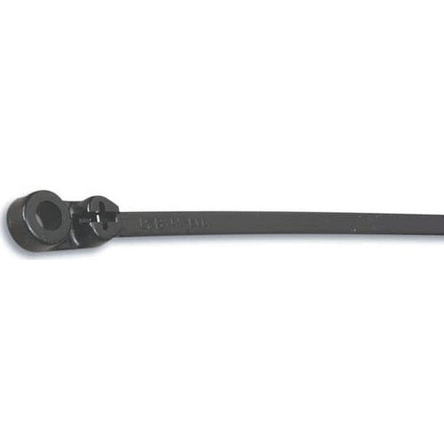 T&B TY35MX Cable Tie 50Lb 6" Black Nylon Mounting Hole