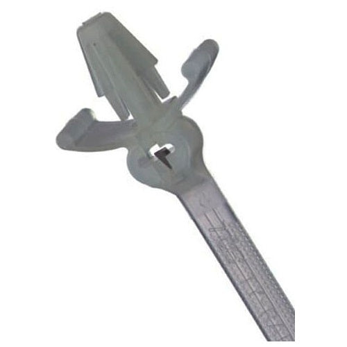 T&B TY54M Cable Tie 40Lb 6" Natural 3/16 Push Mount