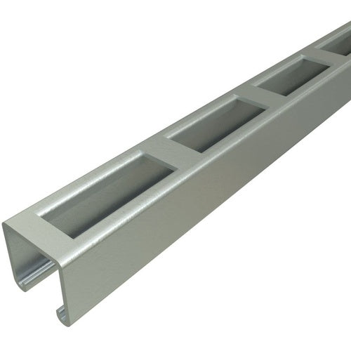 Unistrut P1000DS-10HG 1-5/8" x 1-5/8", 12 Gauge w/Double Slots
