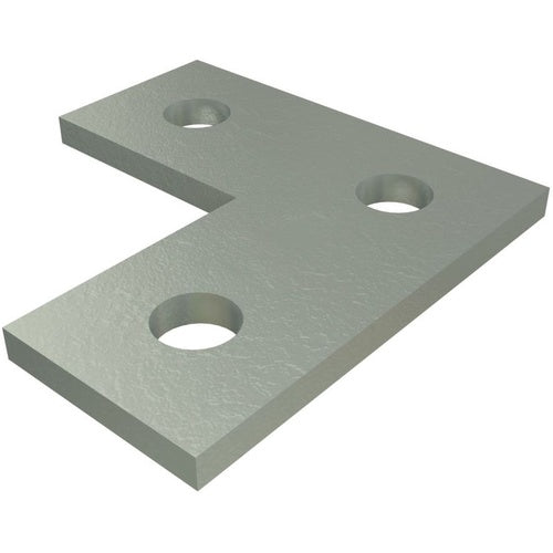 Unistrut P1036-HG 3 Hole, Flat Plate Fitting