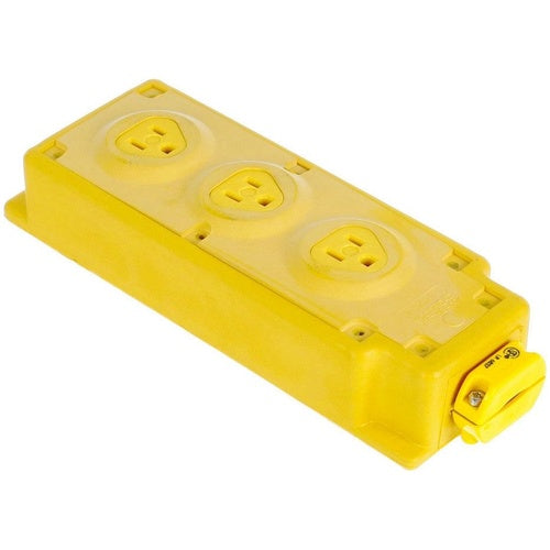 Woodhead 31593 1301360033 Rubber Box W/3-Receptacles-Nm5-15R