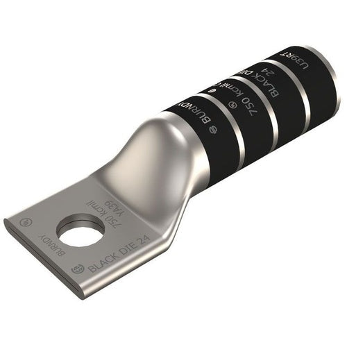 Burndy YA39N 750 Copper 1-Hole Long 1/2 Lug