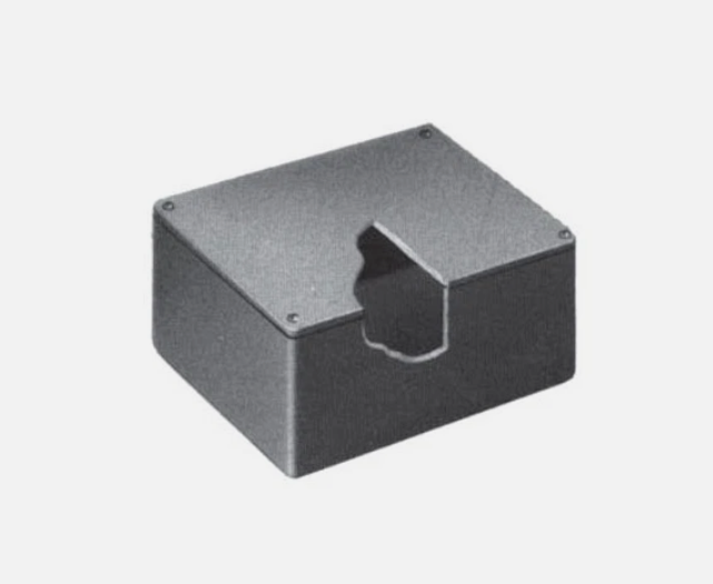 Adalet JP060804 Weatherproof Junction Box, 8" x 6" x 4", Unflanged