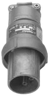 Appleton AEP3361 2-Wire, 3-Pole Industrial Pin &amp; Sleeve Plug, Heavy-Duty, Weatherproof, Suitable for Industrial and Hazardous Applications