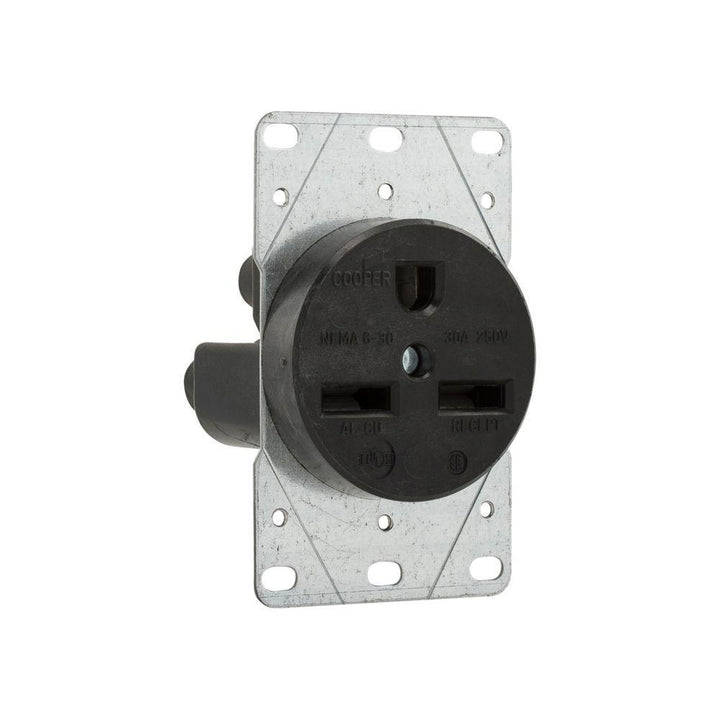 ARROW-HART 5700N 30A Black Single Receptacle