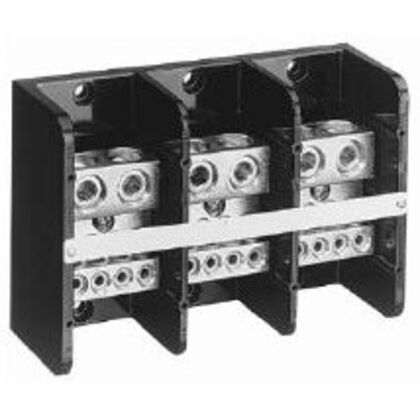 AB 1492PD3C287 3-Pole Copper Power Distribution Block